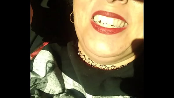 Driving In The Car Topless, Revealing My Big Pierced Breasts