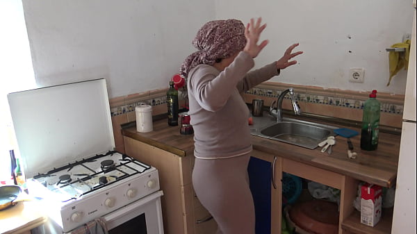 Turkish Housekeeper Is SHOCKED When I Pull Out My Massive Cock In The Kitchen.