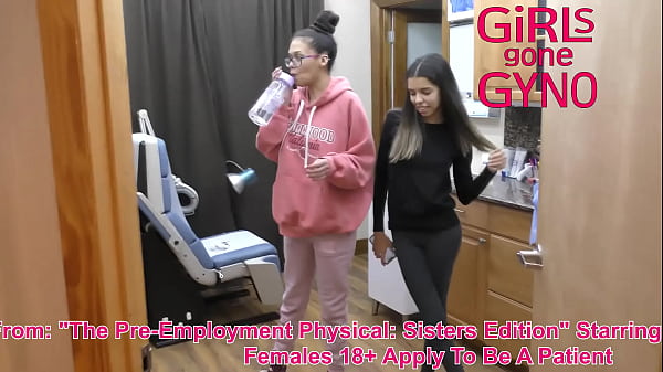 SFW NonNude BTS From Doll Santana And Aria Nicole's The Pre Employment Physical, Celebrations And Discussions ,Watch Film At GirlsGoneGyno Reup