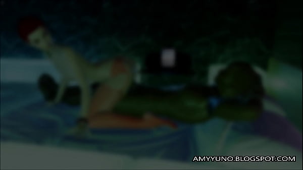 3D Sexy Interracial Black Fella On White Redhead Teen Doll With Perky Tits!
