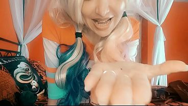 Wondefrul Giant Harley Quinn And Anime Costume Play