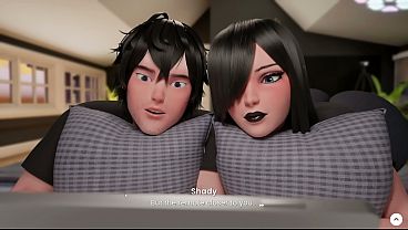 Large Titty And Juicy Ass Goth Chick 3D Animation - Mansion Days Part 7