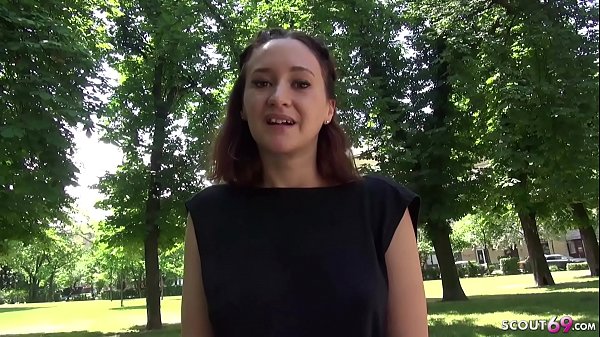 German Scout - Schlankes Barely-Legal Gina Nach Der Uni Gefickt