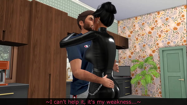Husband Betrays On Wife With Busty Housemaid In Kitchen, Hentai