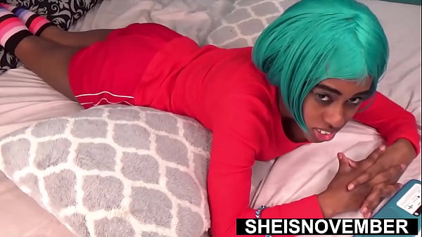 Tiny Nerdy Stepkid Sheisnovember Found Hot Stepdad Sneaking Into Her Bedroom For Dripping Cunt Playing And Monster Meat BBC Fellatio With Enormous Curvy Heavy Melons, Big Brown
