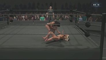 WWE 2k25 Trish Stratus Overpowerred In A Bikini