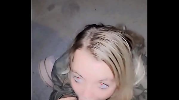 Snow Bunny Sucking Pole In Public Alley In Downtown Denver