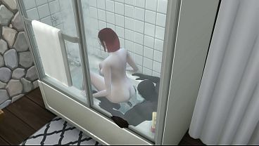 Sims 4 - Ginger Caught In The Shower
