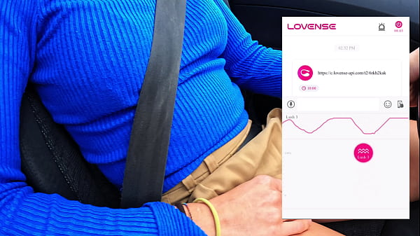 A Friend Of Mine Is Filming Me While I Drive And A Fan Dominates My Lovense Vibrator Remotely