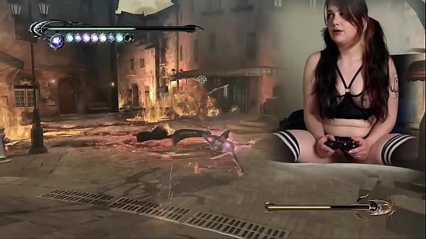 Lovense Connected Gaming! Sultry Bimbo Plays Bayonetta! Episode 5