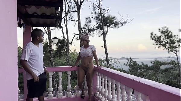 Drilling My Randy Stepsister In The Balcony With An Astonishing View