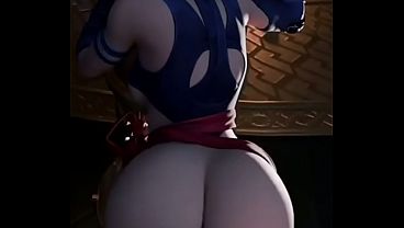 Psylocke Jiggles Her Butt For You (loop Rewinds)