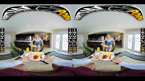 VIRTUALPORN.COM - Stuffing The Big-breasted Golden-haired Next Door Blake Blossom In VR