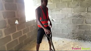 Harvey The Site Worker Forfeit His Payment To Ram Madam Wet Internal Finish Twat In The Site
