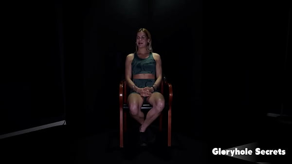 GLORYHOLE SECRETS - Kasey Warner Downs Curvy Cumshots In First Gloryhole