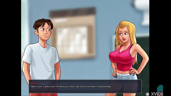 SUMMERTIME SAGA #46 • Cheerleader Comparing Their Voluptous Tits