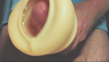 Fleshlight Spread Cum-fill Close Up Compilation