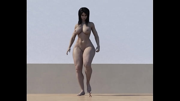 Bare Giantess Stomp Dainty Men.mp4