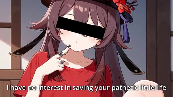 Hu Tao Tries To Save You/ Femdom Hentai