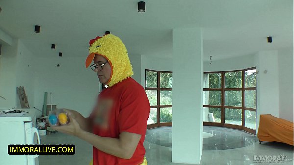 Fit Teen Gets Railed By The Pink Bunny In A Wild Easter Tale!
