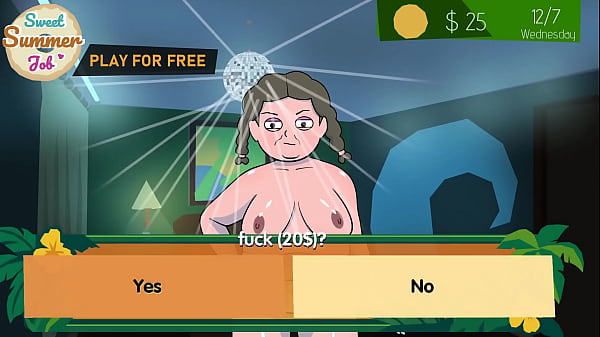 Gameplay Sex Interaction - Cute Summer Job - Adult Game