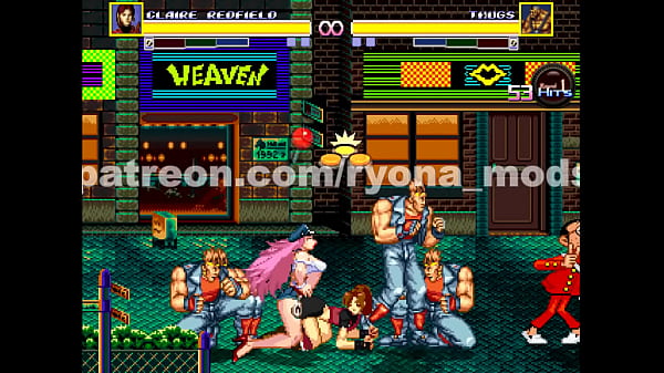 Claire Redfield In Streets Of Rage Ryona Mod