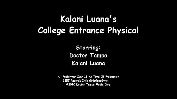 Cheerleader Kalani Luana Asks "This Exam Is Just A Formality?" But Finds Out Doctor Tampa Will THOROUGHLY Examine This Smokeshow At GirlsGoneGyno Reup