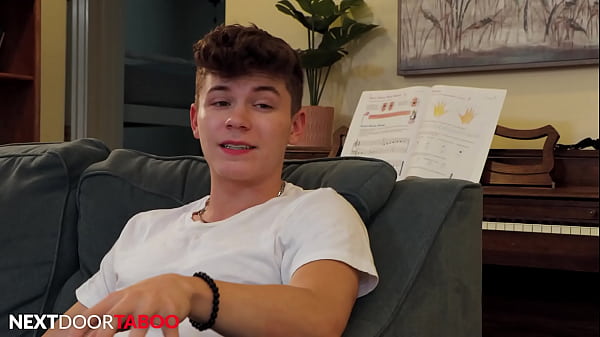 [It's Too HUGE!] - Twink Stepbro Drills Tatted Therapist To Porve Cock Size - NextDoorStudios