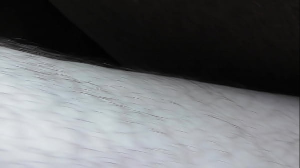 Hairy Mature Displaying Slit