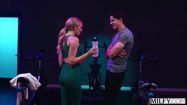 MILFY Married HOTWIFE Sierra Spunk Gets Her Slit Teased Out By Fitness Instructor
