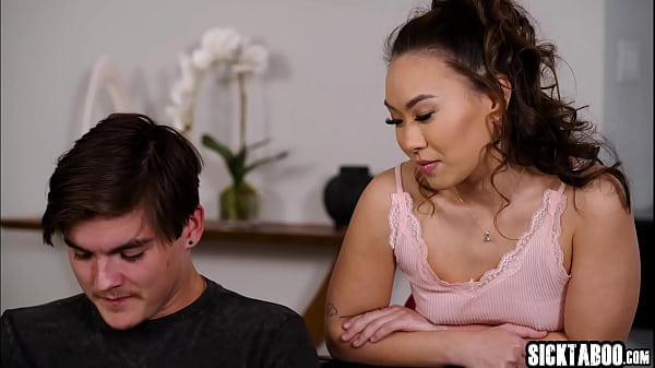 Dainty Massive Butt Asian Young-babe Gf Caught Huge Cock Boyfriend Watching Porn