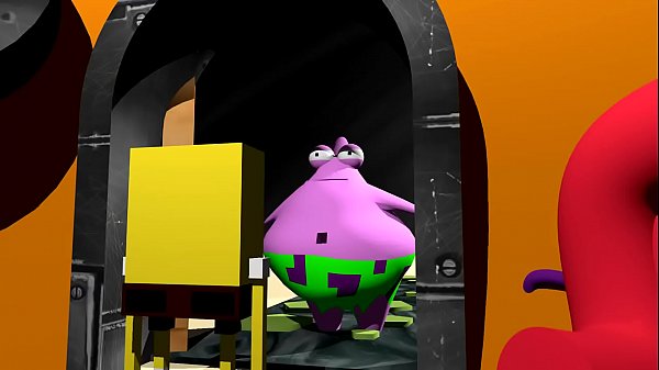 Trío Entre Patricio Estrella, Bob Esponja Y Señora Puff, Sexo En La Autoescuela