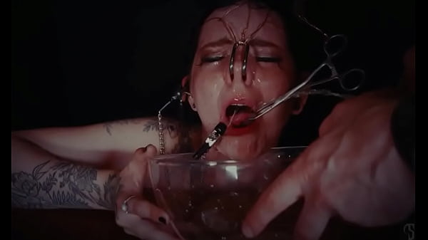 Emo Tie-up Hooker Gets Face Tied And Disciplined With Piss