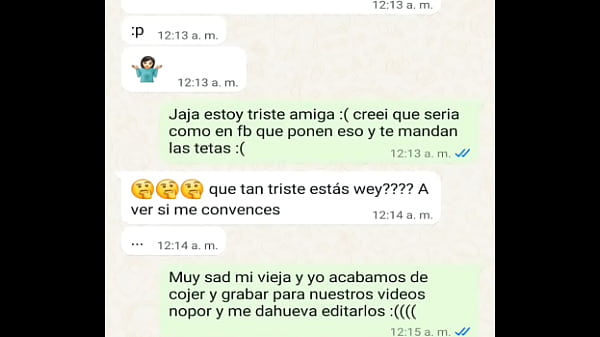 SE PUSO MUY CALIENTE MI AMIGA Y ME MANDA CRAMS