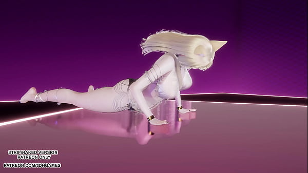 [MMD] Ahri Scorching Sensual Dance League Of Legends Hentai Raw 4K 60FPS
