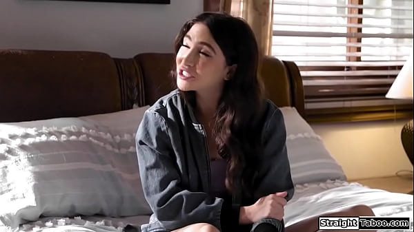 StraightTaboo.com - Dainty Brown-haired Is Slammed By Her Bfs Stepdad