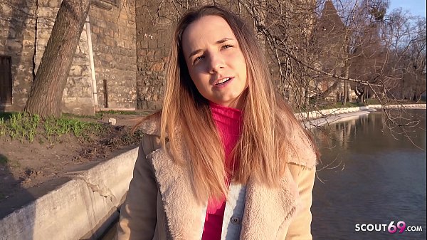 GERMAN SCOUT - PETITE GAL MONA IN JEANS CHARM TO SCREW AT GENUINE STREET CASTING