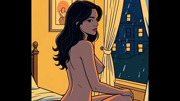 AI - Voyeur Spies On His Sizzling Tenant And Wanks Off