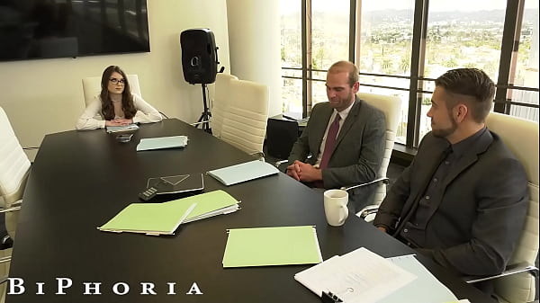 BiPhoria - Office Meeting Turns To Bisexual Trio