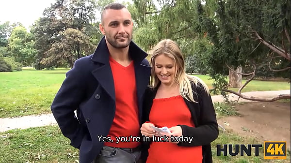 HUNT4K. Loser Hubby Watches How His Pregnant Hotwife Gets Railed By Stranger