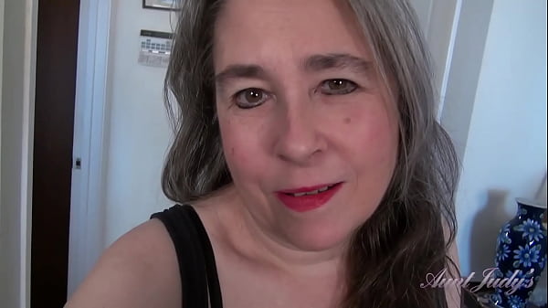 AuntJudys - Sultry Yoga Workout With 52yo Adult Hairy Novice Grace (POV)