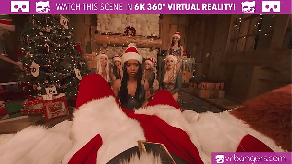 VRBangers.com Christams Free-for-all With Abella Danger And Her 7 Sexy Elves