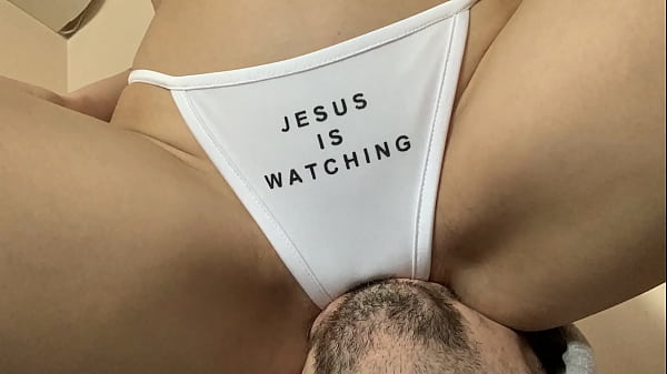 Real Femdom From Darling Kira In Panties And Her Sub