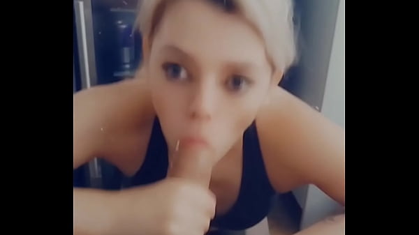 Gulping Drooly Morning Head On BBC From Stunning Compact Fair-haired Cutie