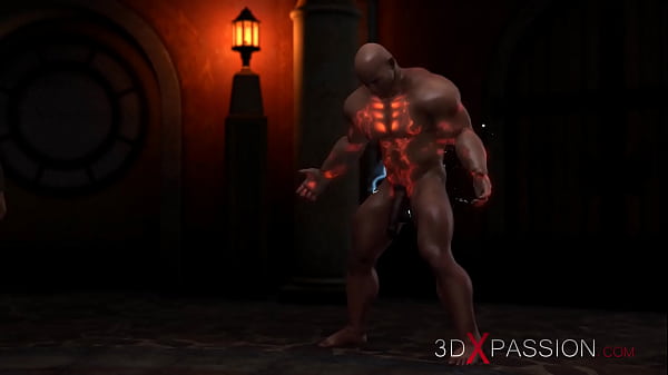 Ritual Sex. The Monk Turns Into A Dude With Big Muscles In The Ritual Place Bangs Honey