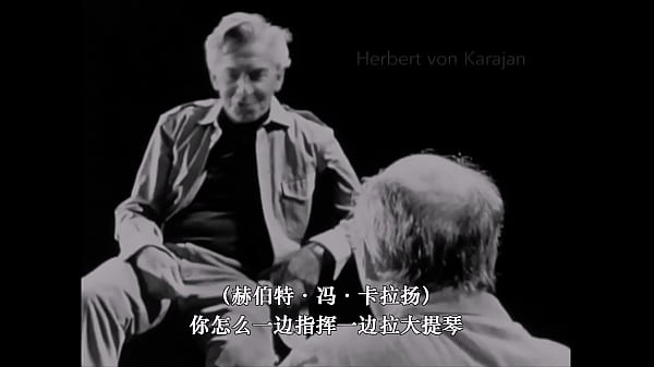 【卡拉扬】【罗斯特罗波维奇】一小段轻松愉快的对话