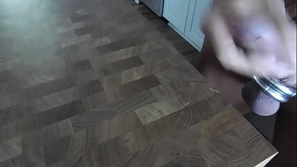 Massive Spunk Of Spooge On The Kitchen Counter