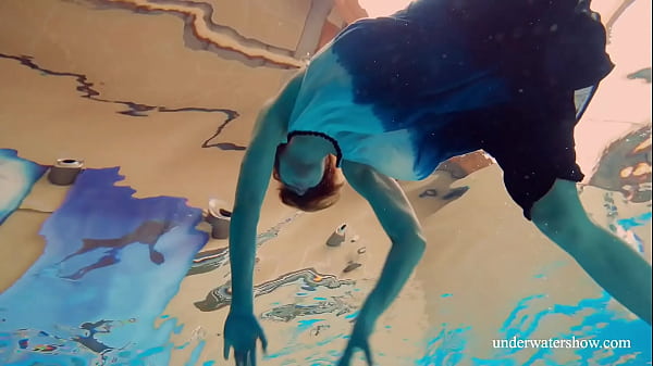 Avenna Is Shy First In The Pool But Then Gets Frisky