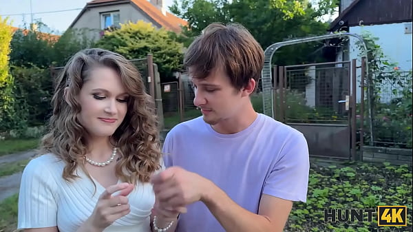 HUNT4K. Kinky Chick Is Revealing Her Natural Knockers On The Street And Betraying On Her BF