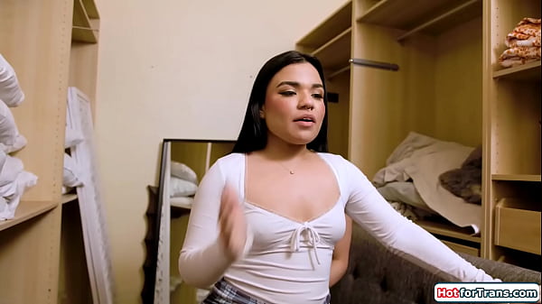 Latina Caught In The Act With Smoking Thick Shaft Shemale Zariah Aura